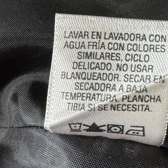 Vintage Covington collarless linen blend Lady blazer black Plus size 24 women - Picture 10 of 10